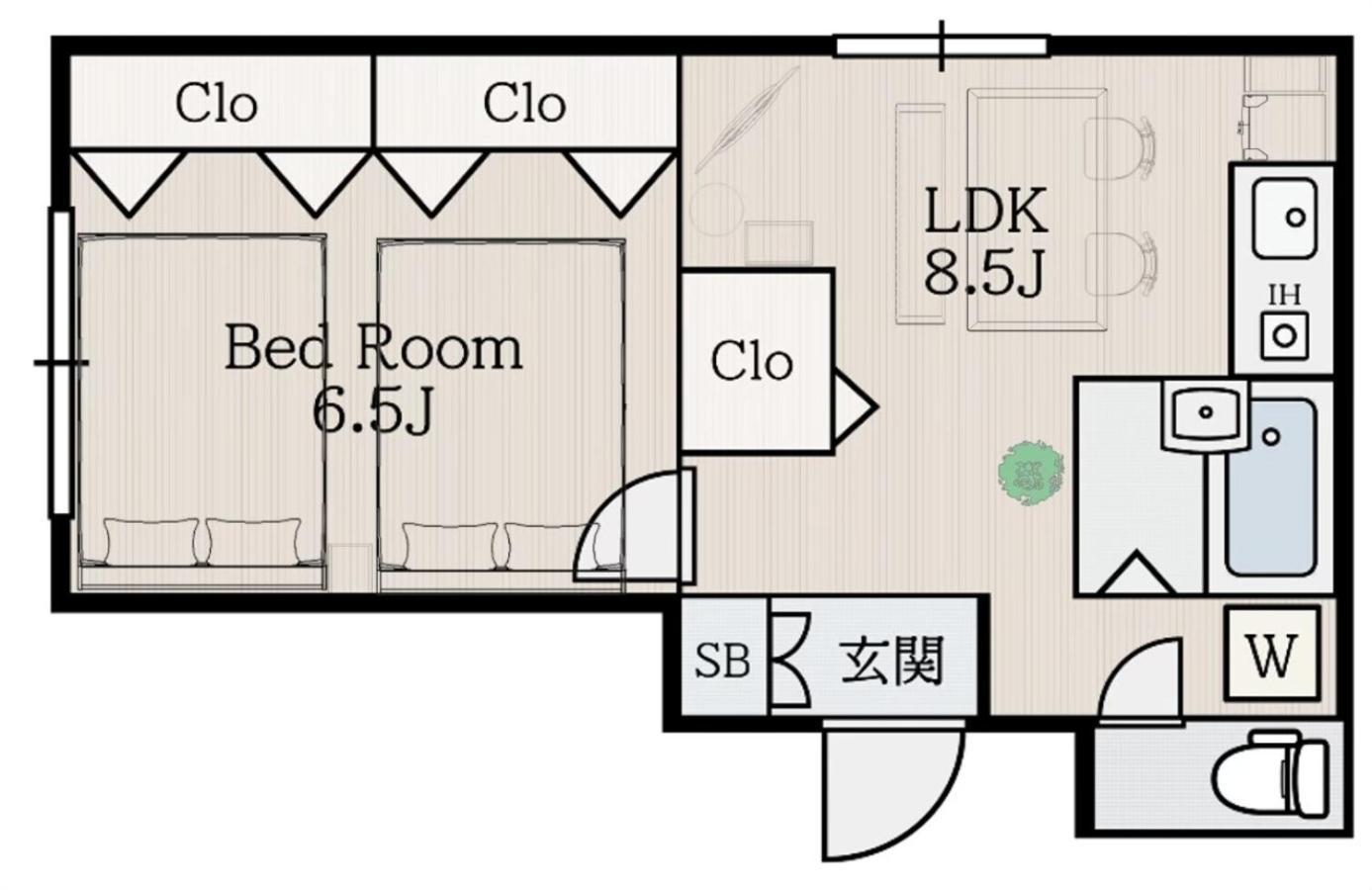 公寓 Airhome Ebisu 102 *